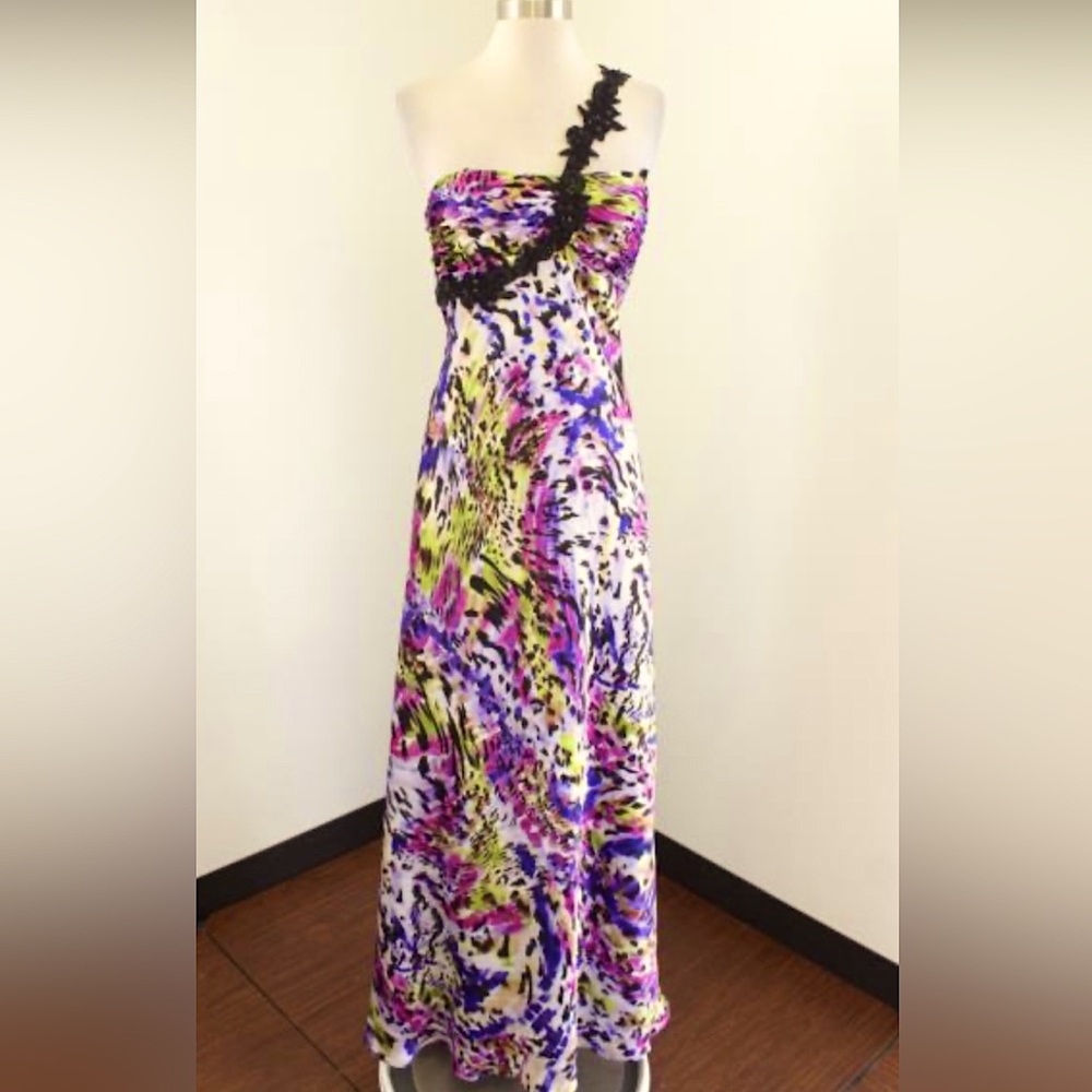 Nightway asymmetrical dress purple💜🐯